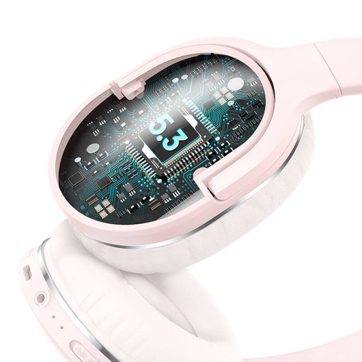 Baseus Encok D02 PRO Cuffie Wireless Rosa
