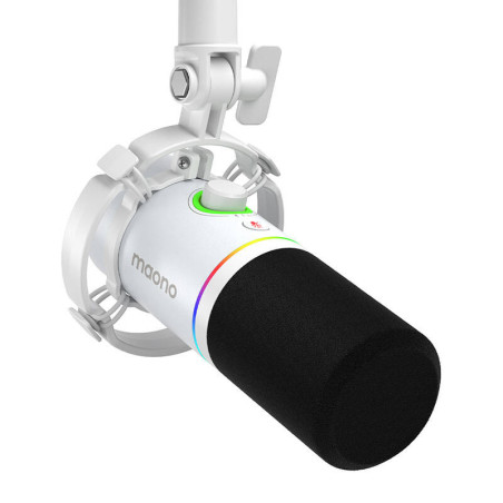 Microfono Dinamico Maono PD200x Bianco