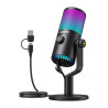 Microfono Gaming Maono DM30RGB (Nero)