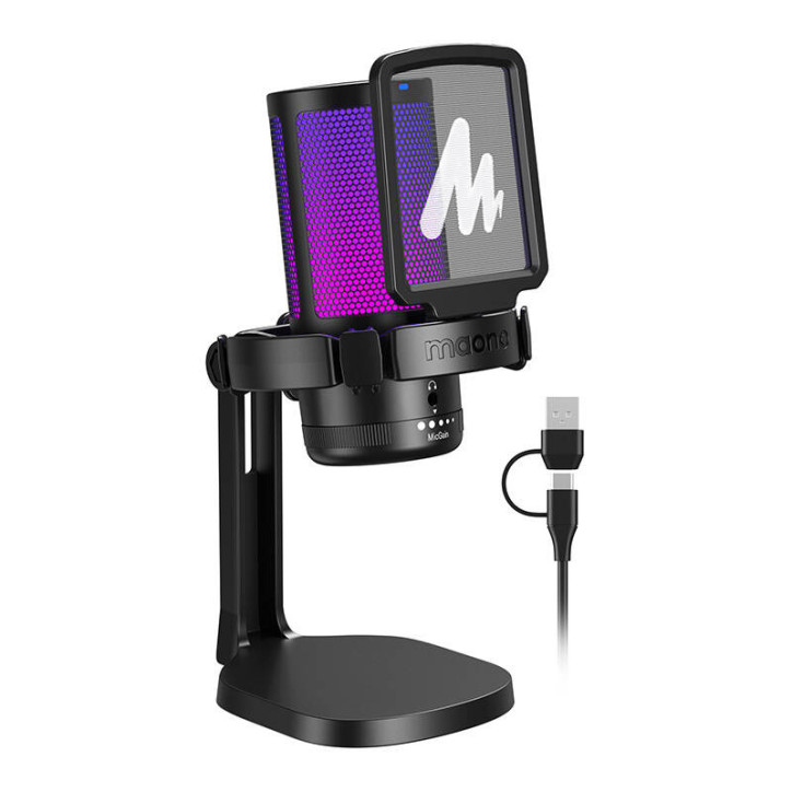 Microfono Gaming Maono DGM20 (Nero)