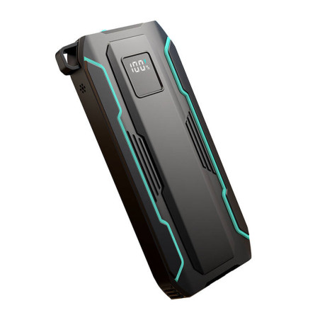 Powerbank Joyroom JR-L017 10000mAh, 22.5W, con cavo Lightning + USB-C (Nero)