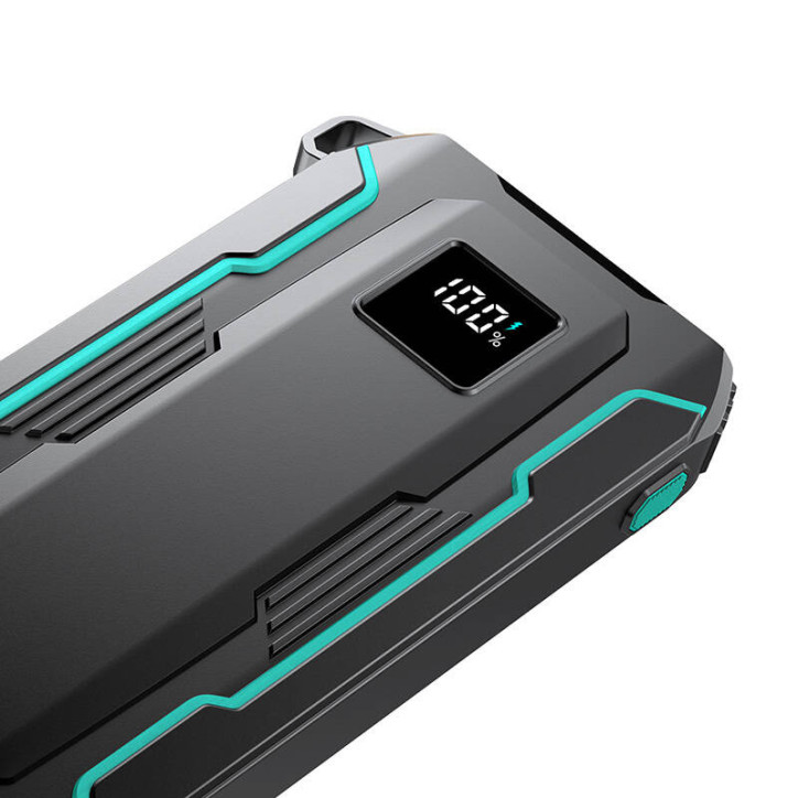 Powerbank Joyroom JR-L017 10000mAh, 22.5W, con cavo Lightning + USB-C (Nero)