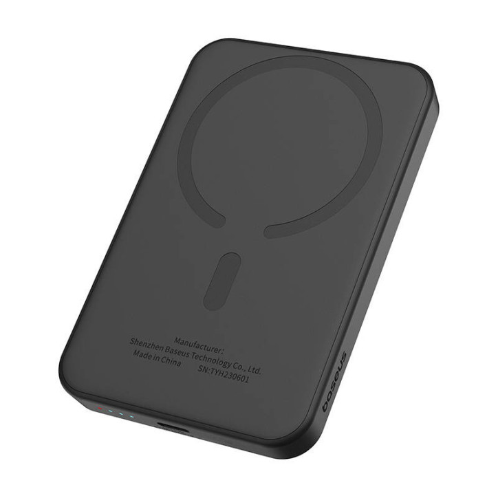 Powerbank Magnetico Mini Baseus 5000mAh, USB-C 20W (Nero)