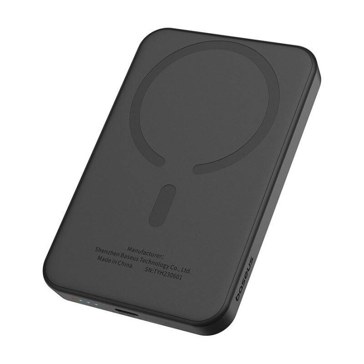 Powerbank Magnetico Mini Baseus 5000mAh, USB-C 20W (Nero)