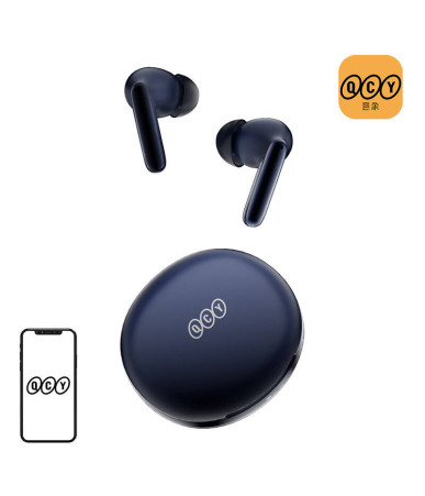 Auricolari TWS QCY T13 ANC2, ANC (Blu)