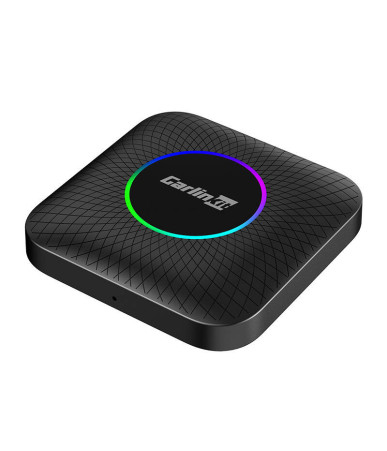 Carlinkit TBOX PLUS LED Wireless Adapter, 4G/64G, Apple Carplay/Android Auto (black)