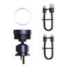 Baseus MagPro car mount con caricatore induttivo Qi2.0 15W (Nero)