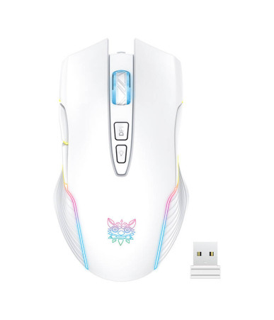 Onikuma CW905 White Wireless Gaming Mouse