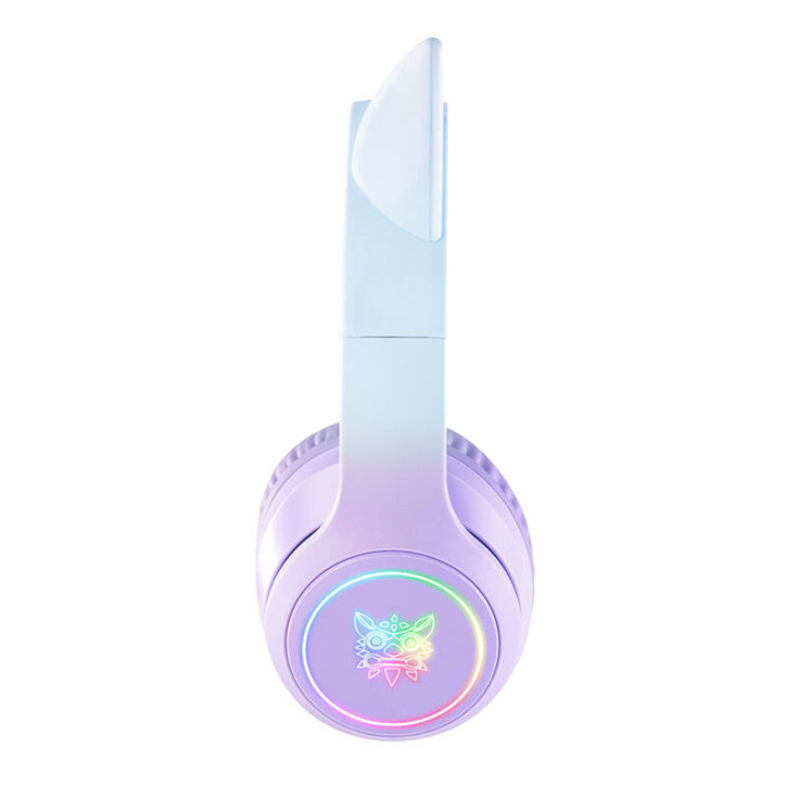 ONIKUMA B90 Cuffie Gaming Wireless Bluetooth Blu/Viola