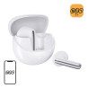 Cuffie TWS QCY AilyBuds Pro HT10 con ANC, Bianco
