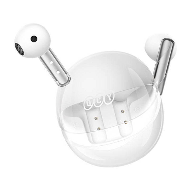 Cuffie TWS QCY AilyBuds Clear T32 (Bianco)