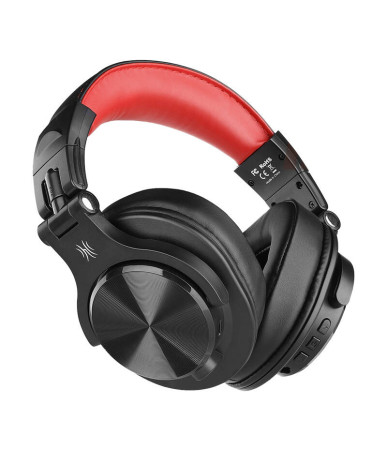 Oneodio Fusion A70 Wireless Headphones (Black and Red)