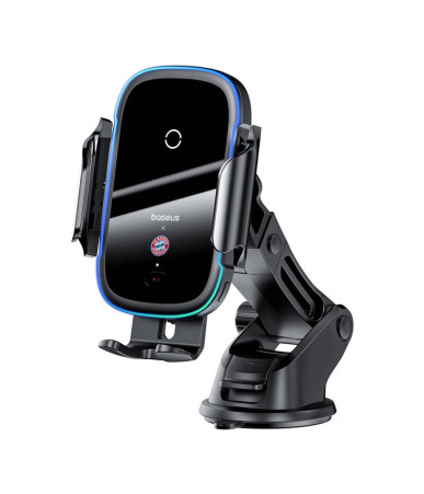 Baseus car holder with 15W charger (black) Bayern edition