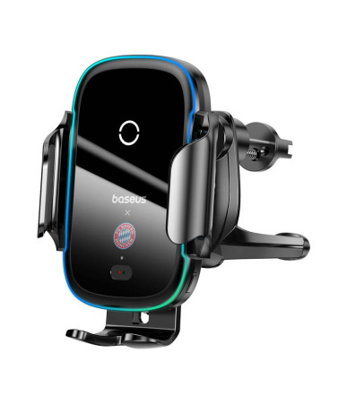 Baseus car holder with 15W charger (black) Bayern edition