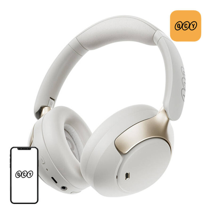 QCY H3 Pro Cuffie Wireless Bianche