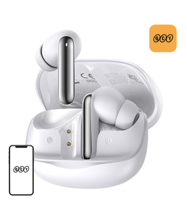 QCY MeloBuds HT12 Cuffie True Wireless Bianco