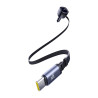 Caricatore da auto Baseus Enjoyment Max con cavi USB-C+USB-C 60W Nero