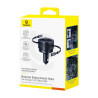 Caricatore da auto Baseus Enjoyment Max con cavi USB-C+USB-C 60W Nero