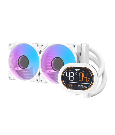 Darkflash DH240D Water Cooling CPU Bianco