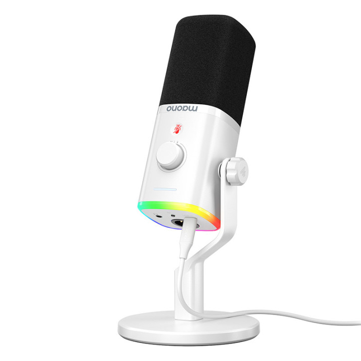 Maono PD100X Microfono Dinamico USB/XLR Bianco