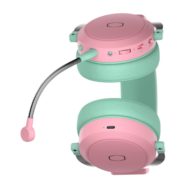 Cooler Master CH351-MC gaming headphones (green-pink)