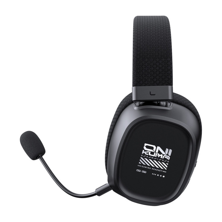 ONIKUMA GT839 Cuffie Gaming Tri-Mode Bluetooth 5.4/2.4GHz/Cablato Nero