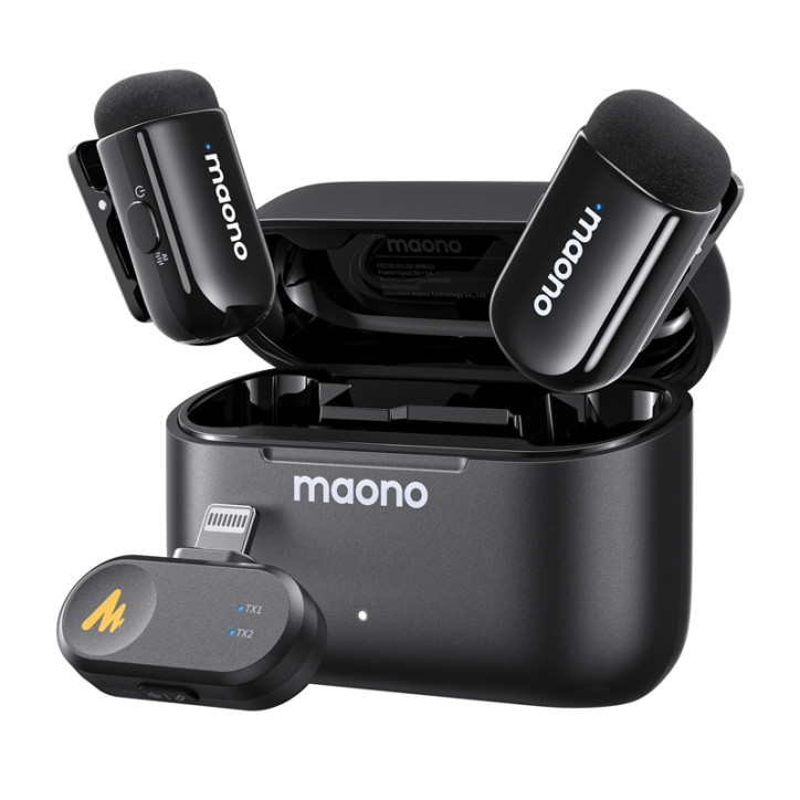 Maono WM622 PB2 Microfono Wireless per iPhone/iPad