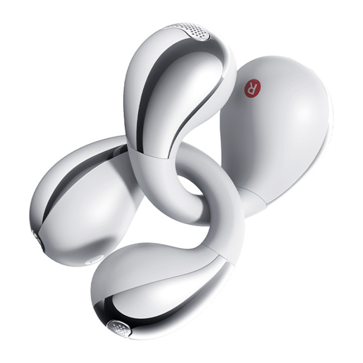Cuffie QCY Crossky Clip C30S (Argento)