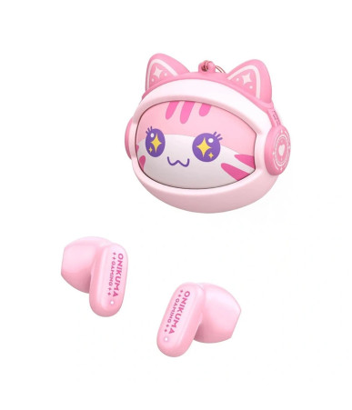 TWS ONIUKMA TX603 headphones (pink)