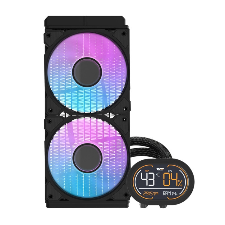 Darkflash DH240D v2 Water Cooling CPU (Nero) Darkflash DH240D v2 Water Cooling CPU (Nero)