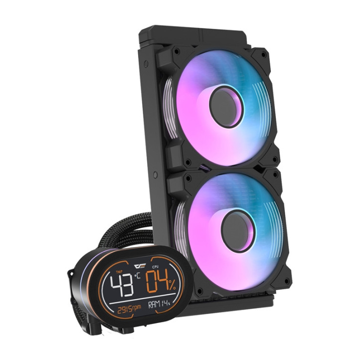 Darkflash DH240D v2 Water Cooling CPU (Nero) Darkflash DH240D v2 Water Cooling CPU (Nero)