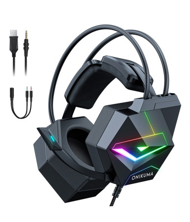 ONIKUMA X20 gaming headphones (black)
