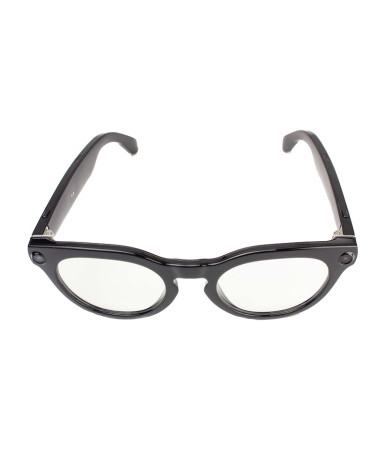 COLMI V03 smart glasses con montatura tonda, blocco luce blu