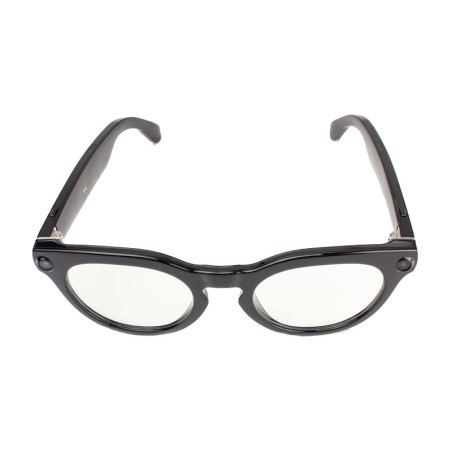 COLMI V03 smart glasses, montatura tonda, blocco luce blu