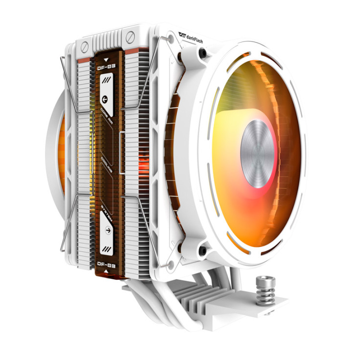 Dissipatore CPU Darkflash E400 PLUS (Bianco) - Active Cooling