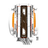 Dissipatore CPU Darkflash E400 PLUS (Bianco) - Active Cooling