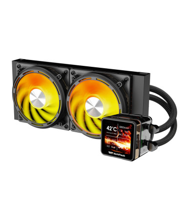 Raffreddamento a liquido CPU DE240 (Nero)