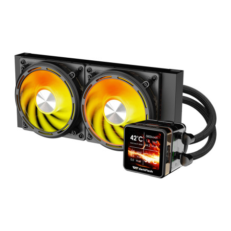 Raffreddamento a liquido CPU DE240 (Nero)