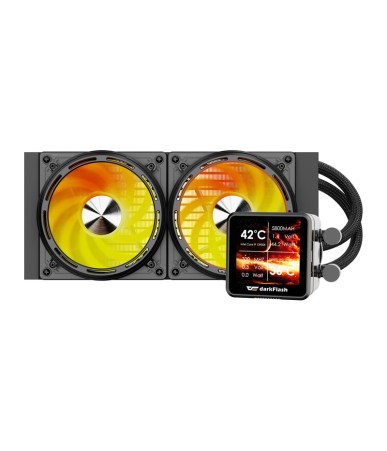 Raffreddamento a liquido CPU DE240 (Nero)