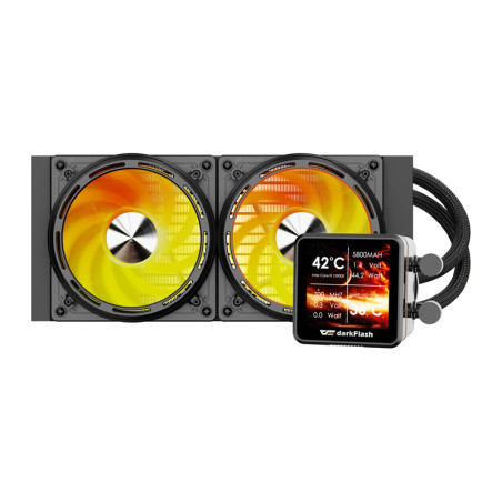 Raffreddamento a liquido CPU DE240 (Nero)