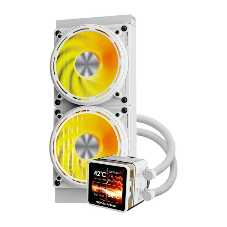 Water cooling per processore DE240 (Bianco)
