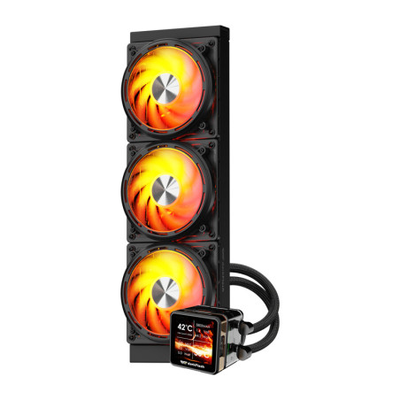 darkFlash DE360 Dissipatore a Liquido 360mm ARGB LCD Nero