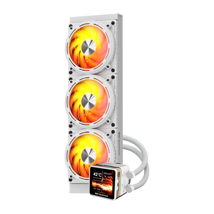 darkFlash DE360 360mm White Liquid CPU Cooler