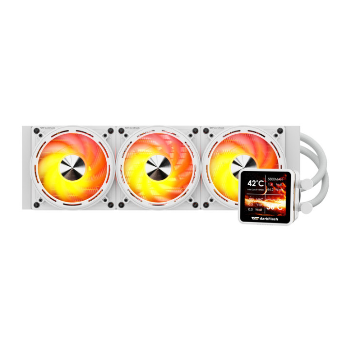 darkFlash DE360 360mm White Liquid CPU Cooler