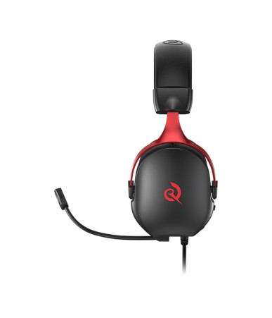QCY Heroad VN200 Gaming Headphones (Black and Red)