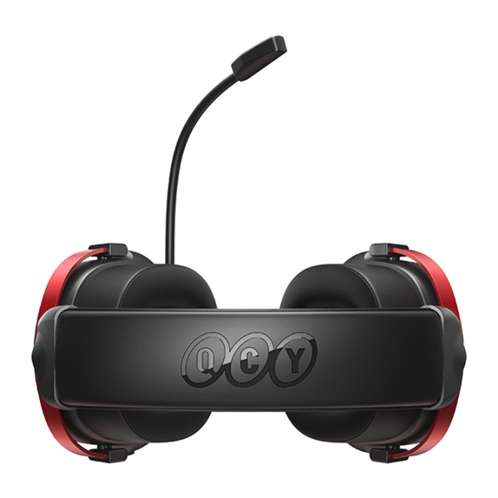 QCY Heroad VN200 Gaming Headphones (Black and Red)