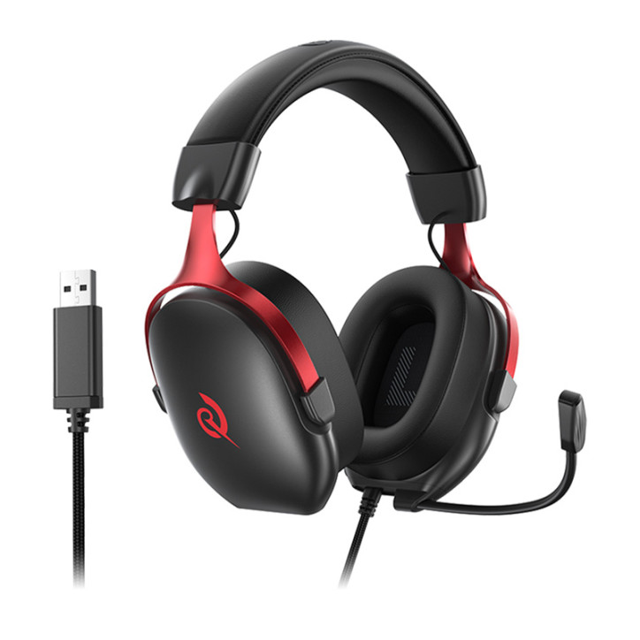 Cuffie Gaming QCY Heroad VN200 (Nero e Rosso)