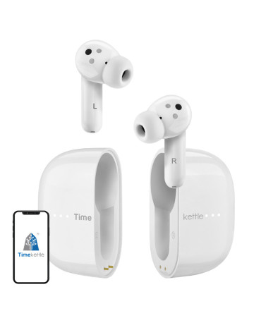 TIMEKETTLE M3 Offline Translation Earbuds (White)