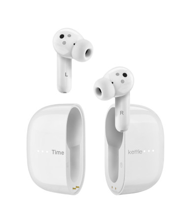 TIMEKETTLE M3 Offline Translation Earbuds (White)