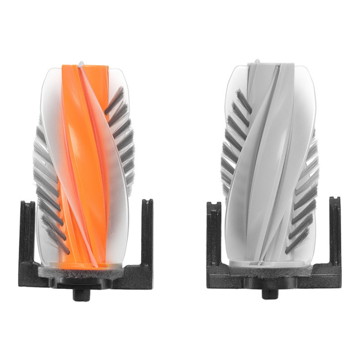 ROMO bristle and rubber elements brush